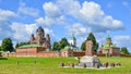 Spaso-Borodinsky Monastery buildings in Borodino village